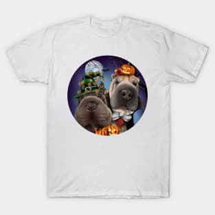 Halloween Shar Pei T-Shirt